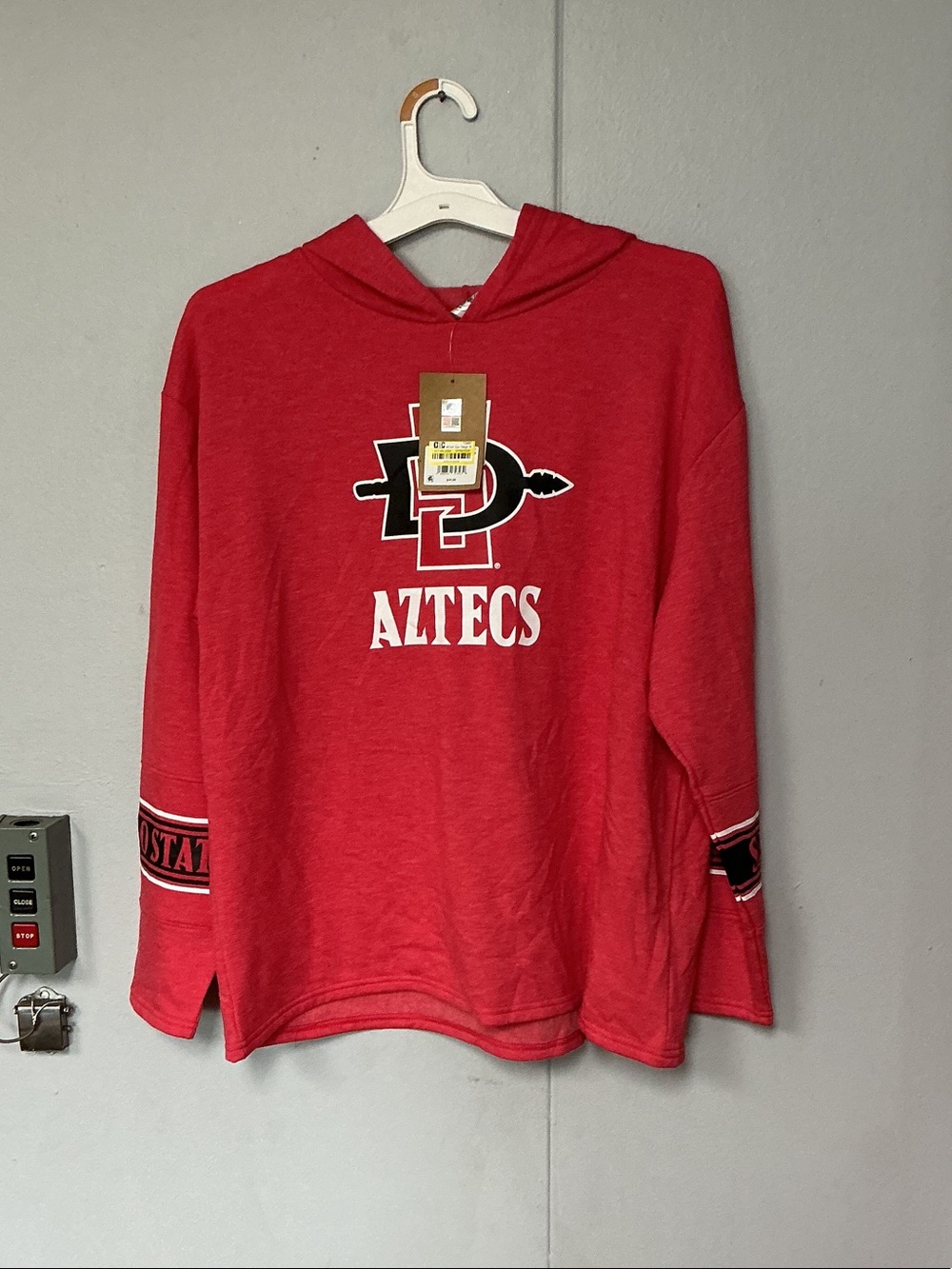 Rivalry Threads Red San Diego Aztecs Hooded Sweatshirt